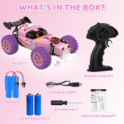 Pink Remote Control Car for Girls (Pink)