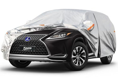 6 Layers Waterproof SUV Car Cover for Lexus RX 2003 (LM-Silver / 58. Custom Fit Lexus RX)