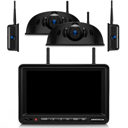 4 Cameras Wireless RV Backup System with 7 (7 '' -4 CAM)