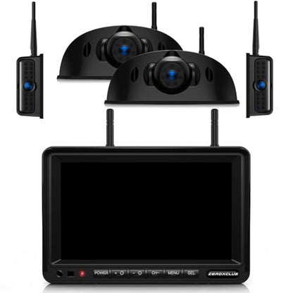 4 Cameras Wireless RV Backup System with 7 (7 '' -4 CAM)