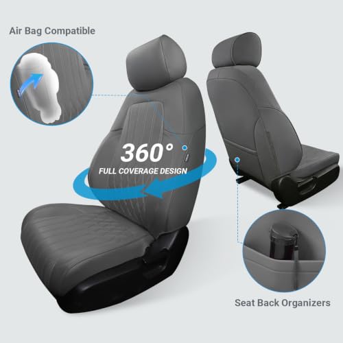 Custom for Honda CRV Seat Covers 2017 (Grey / CR-V 2017-2022)