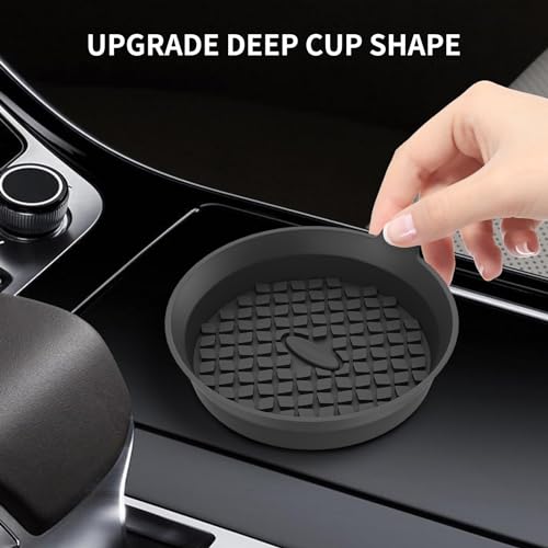 Car Coasters 4 Pack (4 Pack-black)