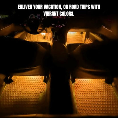 Car LED Strip Light (Orange / USB)