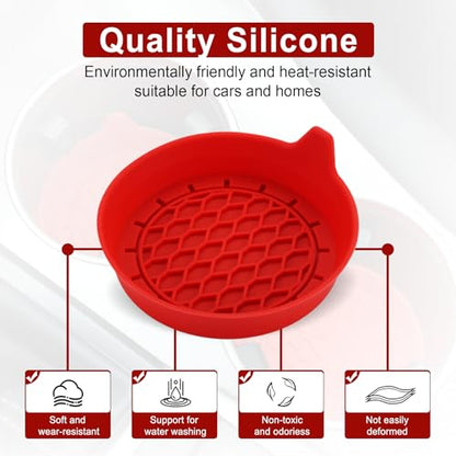Car Cup Holder Coaster (Red)
