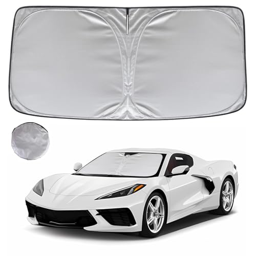 Windshield Sun Shade for 2020 (for 2020-2026 Che-vrolet/Chevy Corvette)
