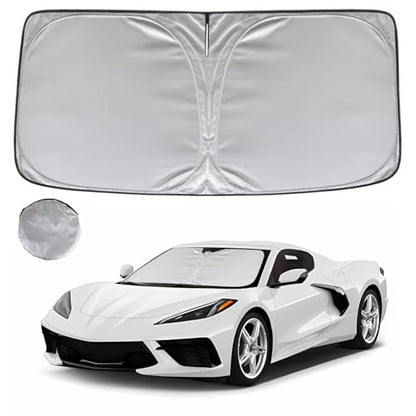 Windshield Sun Shade for 2020 (for 2020-2026 Che-vrolet/Chevy Corvette)