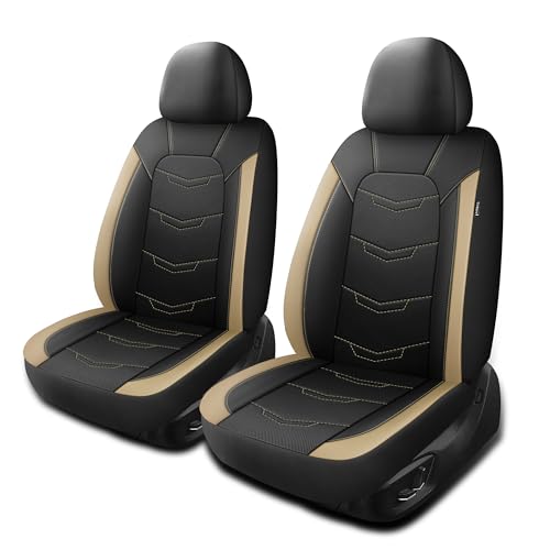 Front Car Seat Cover (N2 Black Beige / Front Seat)