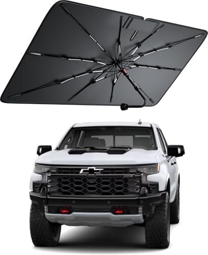 Windshield Sun Shade for Chevrolet Silverado 1500 2000 (For Chevrolet / For Chevrolet Silverado 1500 2000~2026)