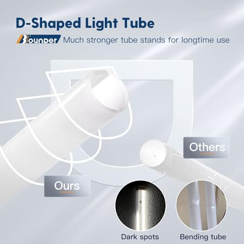 10 Pack 4FT LED Shop Light (Black)
