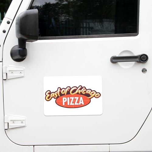 Custom Car Magnet Signs for Advertising and Promotion (12"x18" Rectangle)