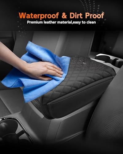 for 2023 2025 2026 GMC Canyon Center Console Cover Armrest Box Cover for Canyon (Canyon 2023-2026 Thickened with Side Pocket)