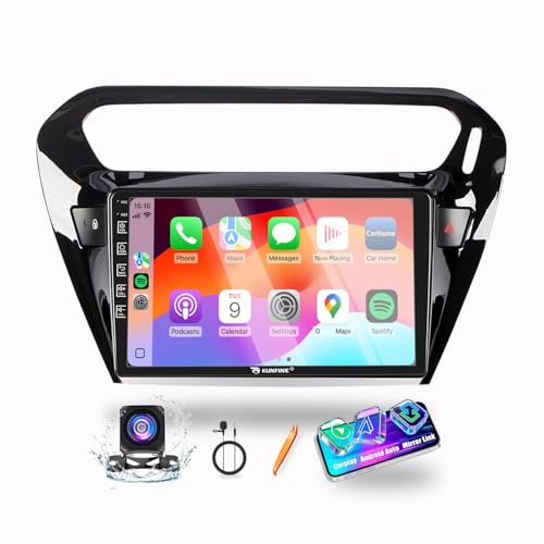 for Peugeot 301 2013 (Quad Core-4G-64G-Gloss Black)