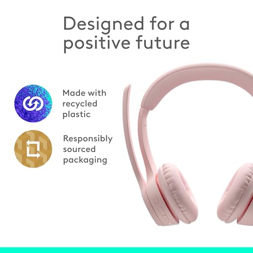 Zone 300 Wireless Bluetooth Headset with Noise Canceling (Rose)
