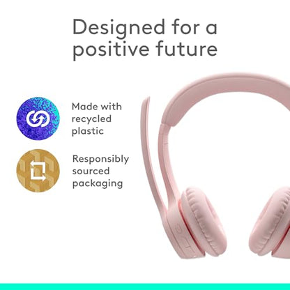 Zone 300 Wireless Bluetooth Headset with Noise Canceling (Rose)