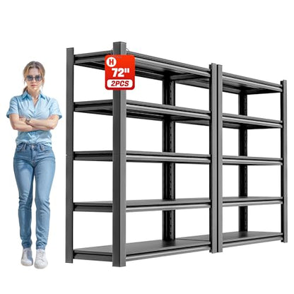 5 Tier Garage Shelving (24" D x48" W x72" H)