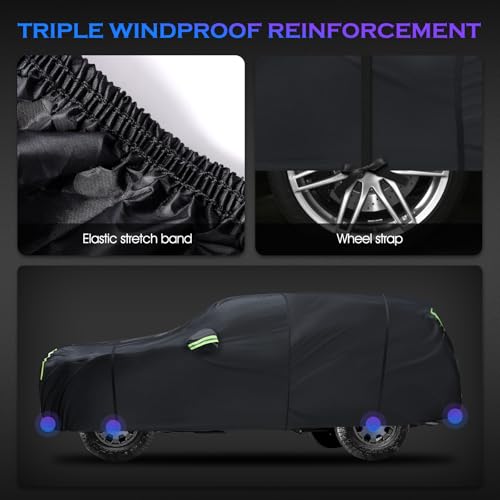 Car Cover Custom Fit for Toyota 4Runner 1995 (Fit for Toyota 4Runner Black)
