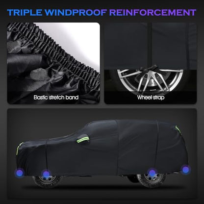 Car Cover Custom Fit for Toyota 4Runner 1995 (Fit for Toyota 4Runner Black)