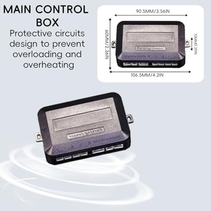 Parking Sensor Kit LCD (Silver)