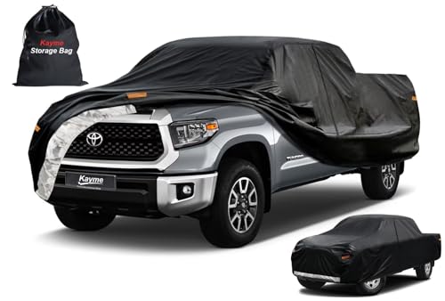 Heavy Duty Truck Cover for Toyota Tundra (7-Tundra(2006-2021) Regular Cab SB Bed / PE-Black)