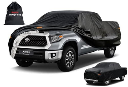Heavy Duty Truck Cover for Toyota Tundra (7-Tundra(2006-2021) Regular Cab SB Bed / PE-Black)
