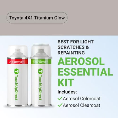 Car Paint Touch Up Spray Kit (Aerosol Spray - Essential Kit / Titanium Glow)