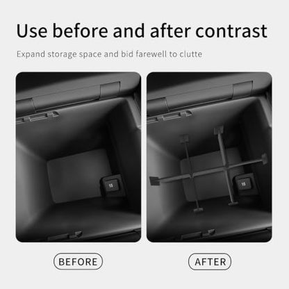 Center Console Armrest Box Divider for Kia Telluride 2027 Base Trims (Center Console Armrest Box Divider)