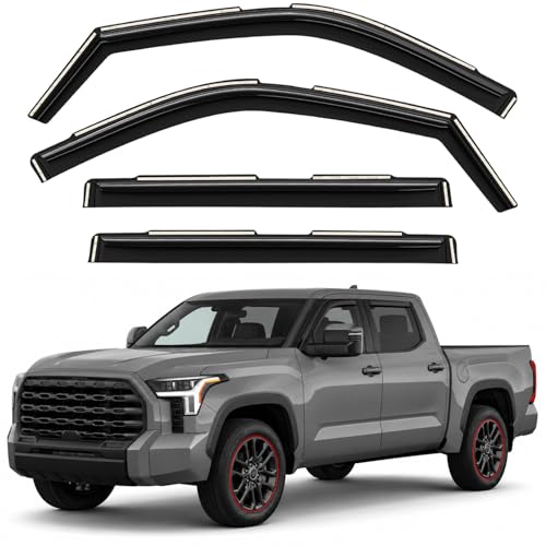 Window Deflectors Smoke Tinted In (For Tundra 22-26)