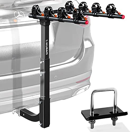 4 Bike Rack Bicycle Carrier Racks Hitch Mount Double Foldable Rack for Cars (4-BIKE RACK)