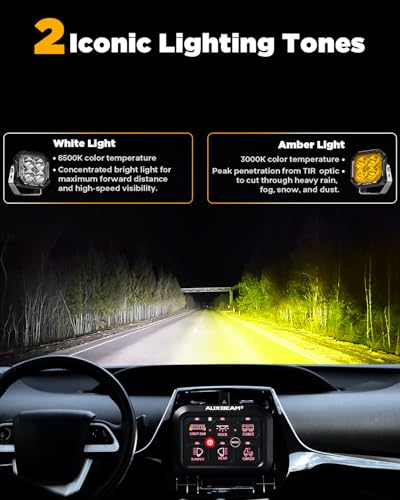 Color Play Series 3" LED Pods Hyper Spot Beam Driving Lights 2 (Color Play 3" Spot Beam)