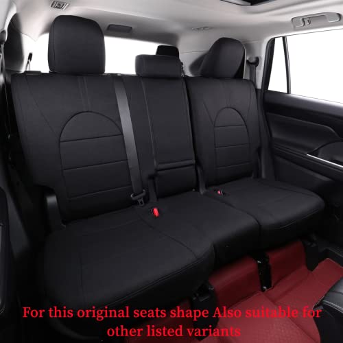 Car Seat Covers for Toyota 2012 (Black / 2012-2017 Hybrid)