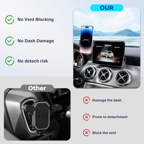Car Phone Holder Fit for CLA 2015 (For Mercedes Benz CLA 2015-2019 8inch)