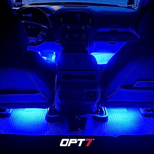 Aura Double Glow RGB Interior Truck & SUV Lights with Remote Control (6pc Double Row / RGB (Red, Green, Blue))