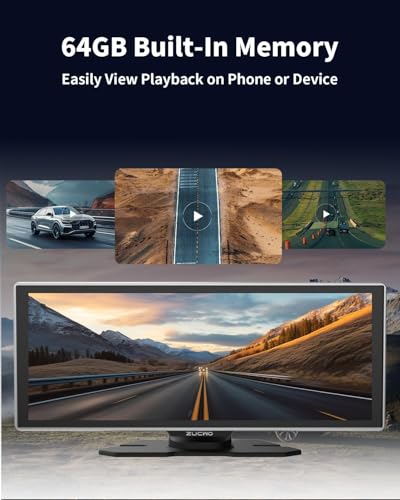 Portable Wireless CarPlay Screen for Car (Black / 11inch)