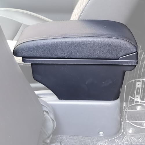 Armrest Box Center Console Arm Rest Seat Storage Box for Suzuki Jimny 2025 2026 5 (Black A Black Line)