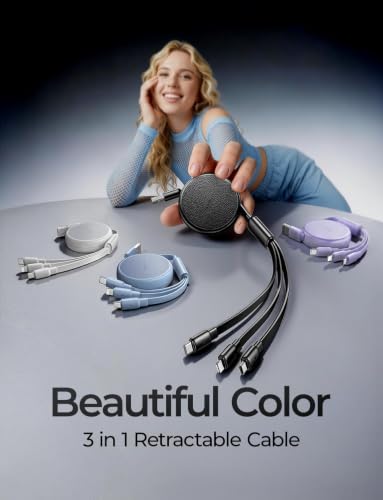 Multi Charging Cable (Black / 3.7FT)
