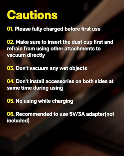 Handheld Desk Vacuum Cordless