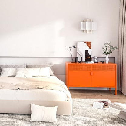 2 Door Accent Cabinet (Orange / 25''H)