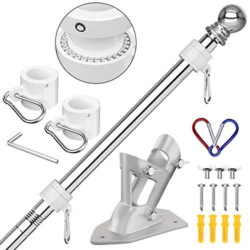 Flag Pole Upgraded Bracket (Silver)