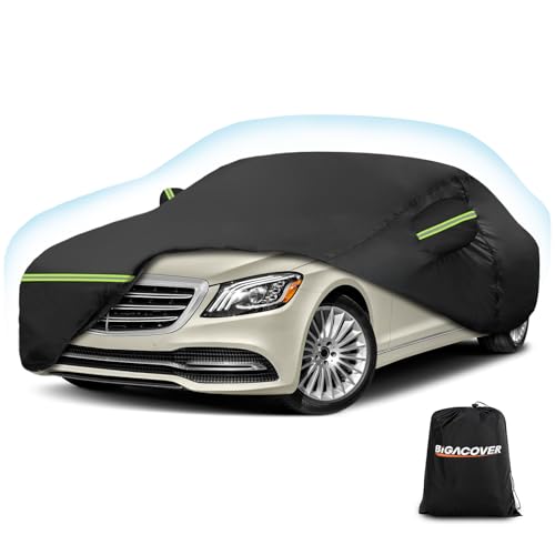 for Mercedes Benz S Car Cover Waterproof All Weather Heavy Duty Protection (Black / for Mercedes Benz S)