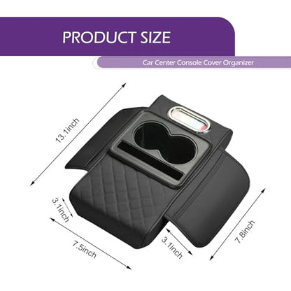 Car Center Console Cover Organizer