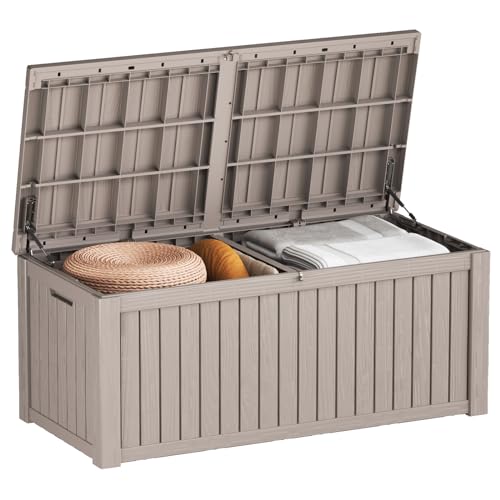 180 Gallon Resin Deck Box (180 gallon / Grey)
