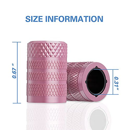 Tire Valve Stem Caps (Pink)