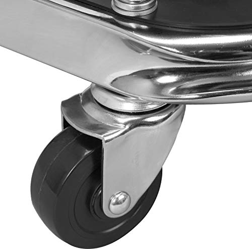 AR7451B Torin Heavy Duty Rolling Creeper Garage (Creeper seat-400lbs-Black)