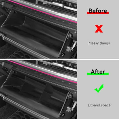 Glove Box Divider for Hyundai Santa Fe 2026 2025 2024 (Glove Box Divider)