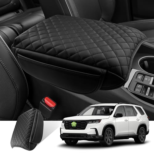 2026 Passport Armrest Cover for Honda Passport 2026 Accessories Thicken Soft & Comfy Center Console Cover Compatible with 2024 (2026+ Honda Passport)