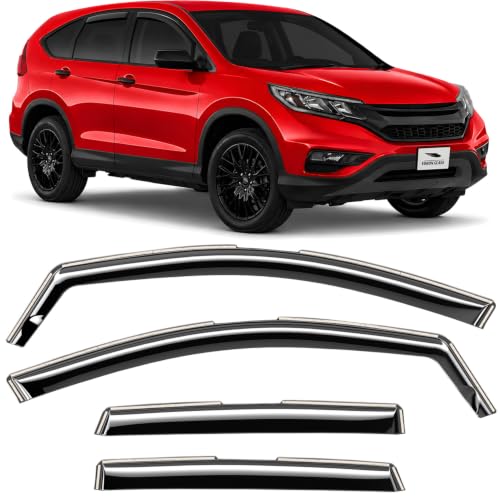 in Channel Extra Durable Rain Guards for Honda CR