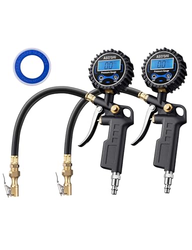 Digital Tire Pressure Gauge with Inflator 3 (2 Pack Standard / without case)