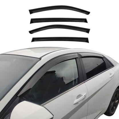 Window Visor Vent Rain Deflector for Honda Civic Hatchback 2006 (Civic Hatchback 2006-2011 / Wind Deflector / Tape-On)