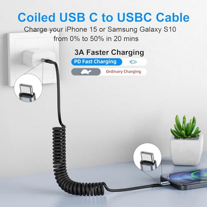 USB C to USB C Cable 6ft (6FT / Black)