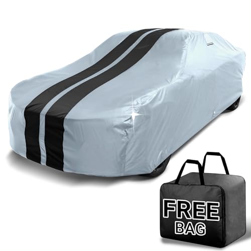 Car Cover Waterproof All Weather for 1961 (59. Special 1961-1963 / Gray / Black (Stripe))
